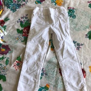 Carter’s 4T white corduroy white skinny jeans